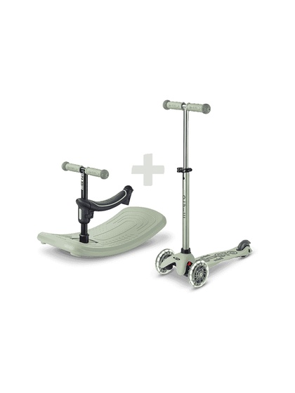 Mini Micro Deluxe Rock & Go LED Παστέλ Λαδί.