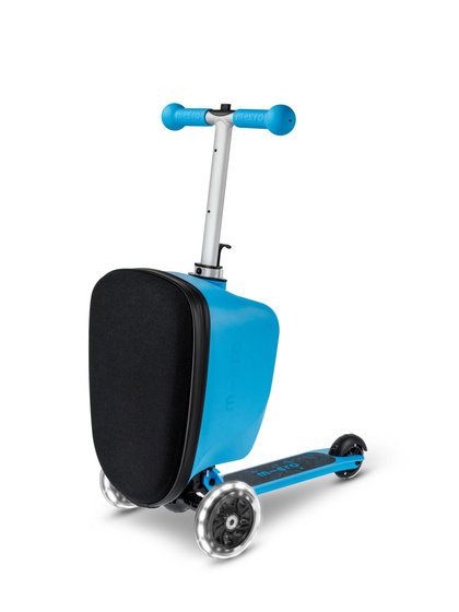 Micro Scooter Luggage Junior LED - Velcro Blue