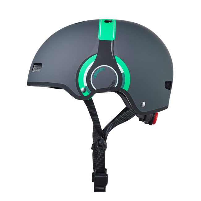 Helmet Micro ABS Headphone Green - Medium (54-58cm)