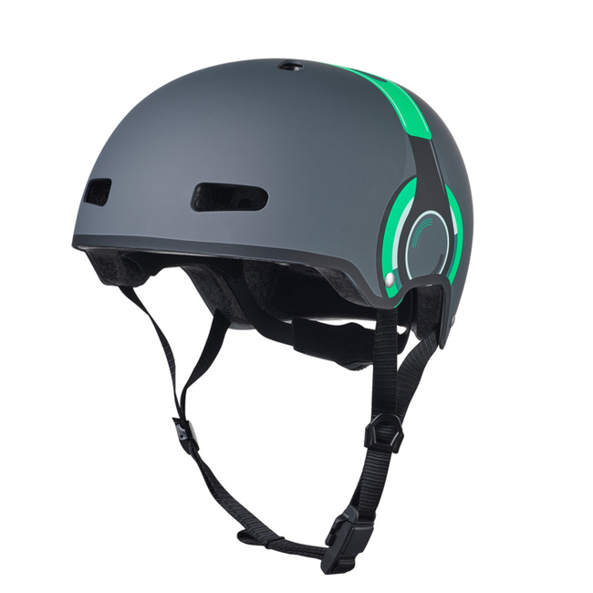 Helmet Micro ABS Headphone Green - Medium (54-58cm)