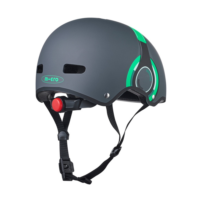 Helmet Micro ABS Headphone Green - Medium (54-58cm)