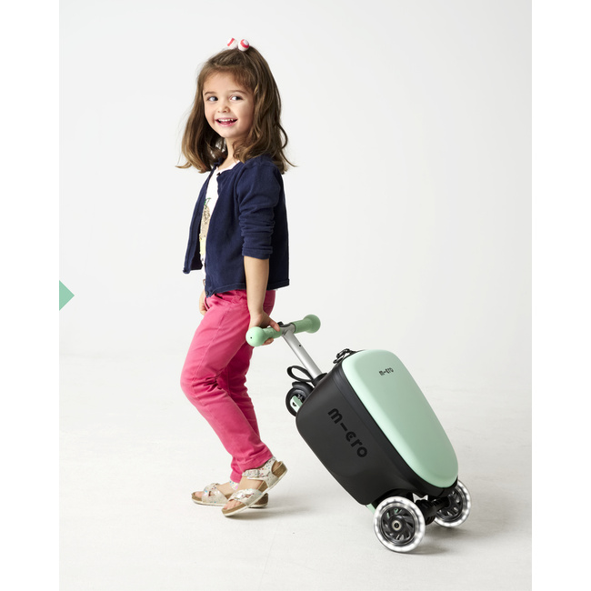 Micro Scooter Luggage Junior LED - Mint