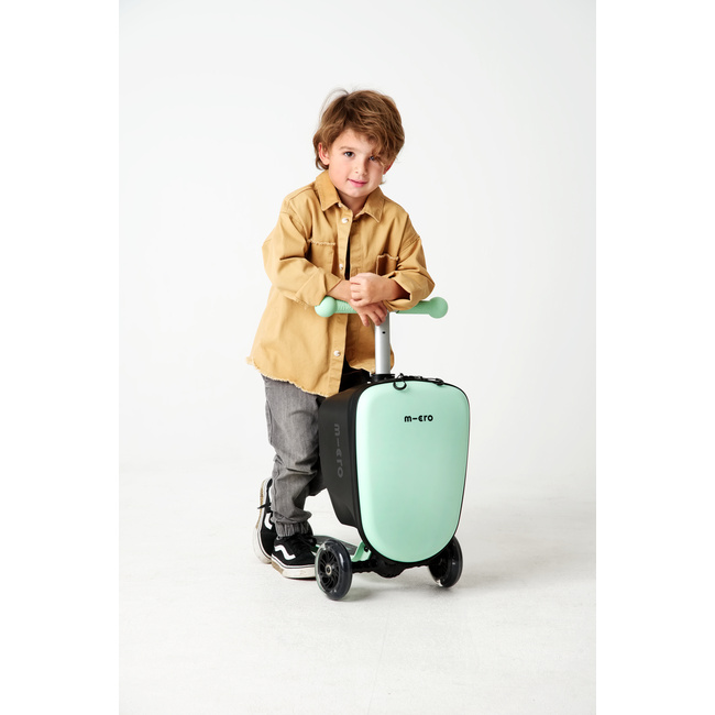 Micro Scooter Luggage Junior LED - Mint