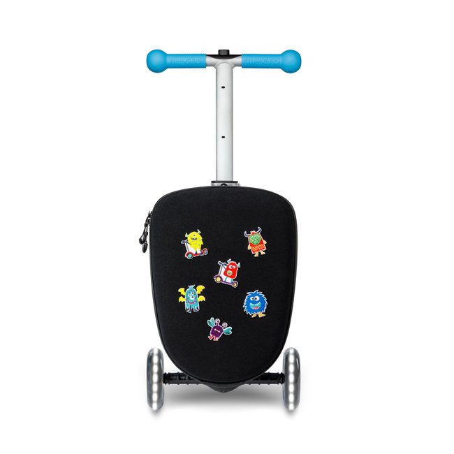 Micro Scooter Luggage Junior LED - Velcro Blue