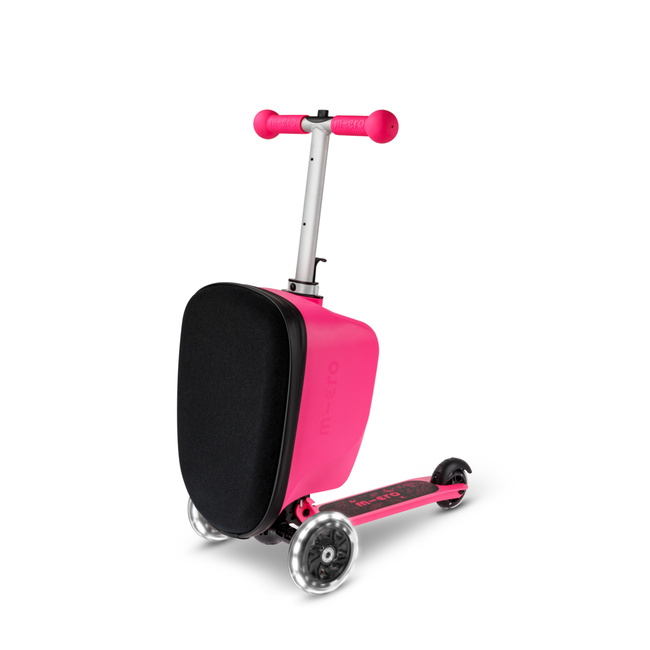 Micro Scooter Luggage Junior LED - Velcro Pink