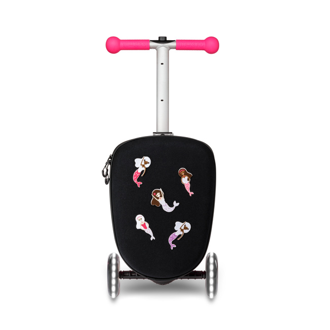 Micro Scooter Luggage Junior LED - Velcro Pink