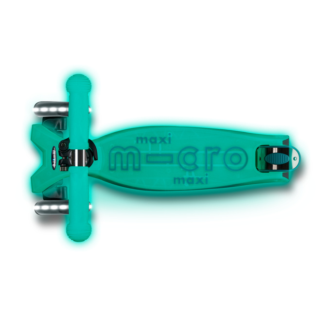 Maxi Micro Deluxe Glow LED Jelly Green