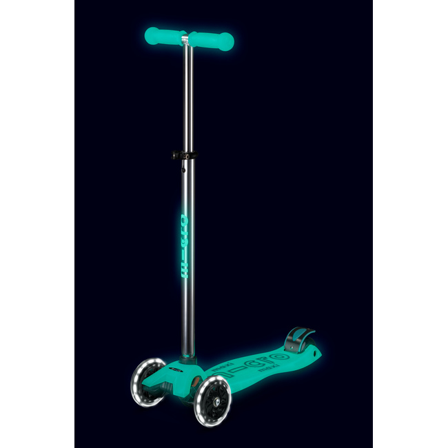 Maxi Micro Deluxe Glow LED Jelly Green