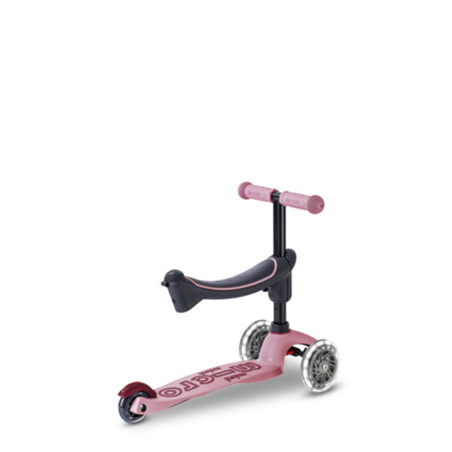 Mini Micro Deluxe Rock & Go LED Παστέλ Ροζ