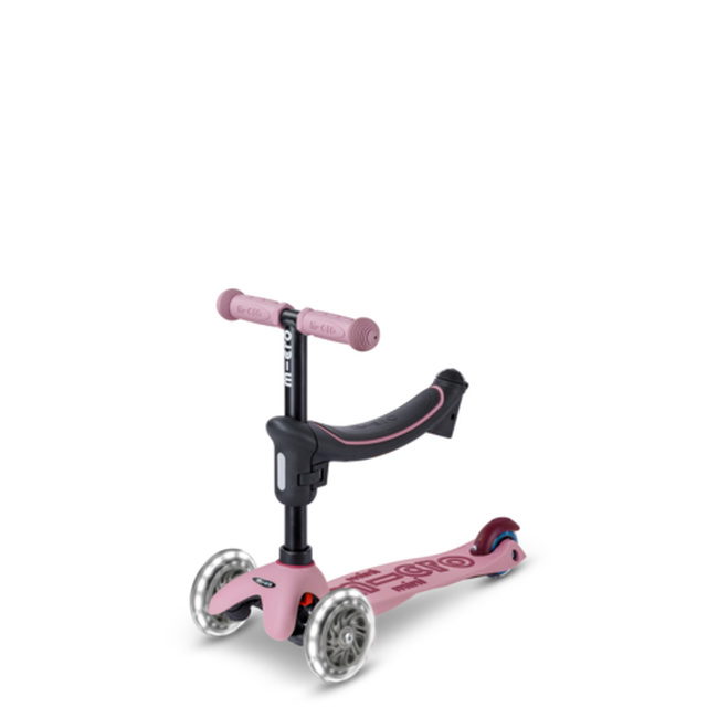 Mini Micro Deluxe Rock & Go LED Παστέλ Ροζ