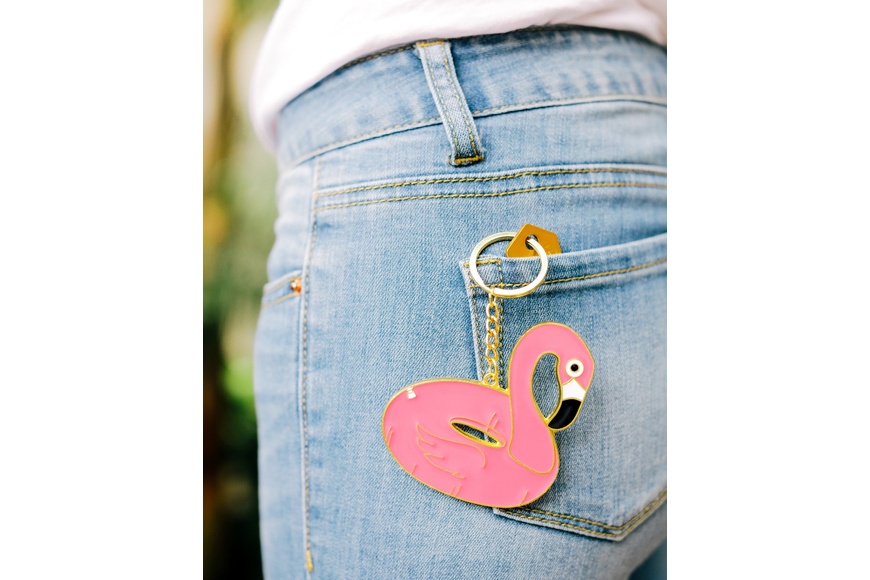 Oversized Pool Float Keychain